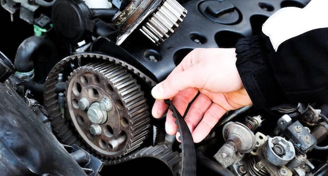 Inspect timing belt