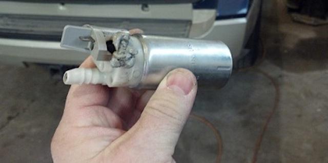 Fuel pump melt