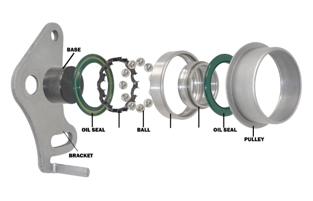 GMB tensioner anatomy